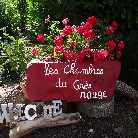 Chambres Du Gres Rouge De Beauval Bagian luar foto